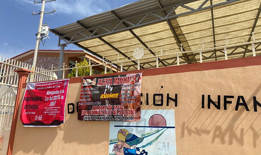 MANTIENEN DOCENTES PARO EN 300 ESCUELAS DE FRESNILLO