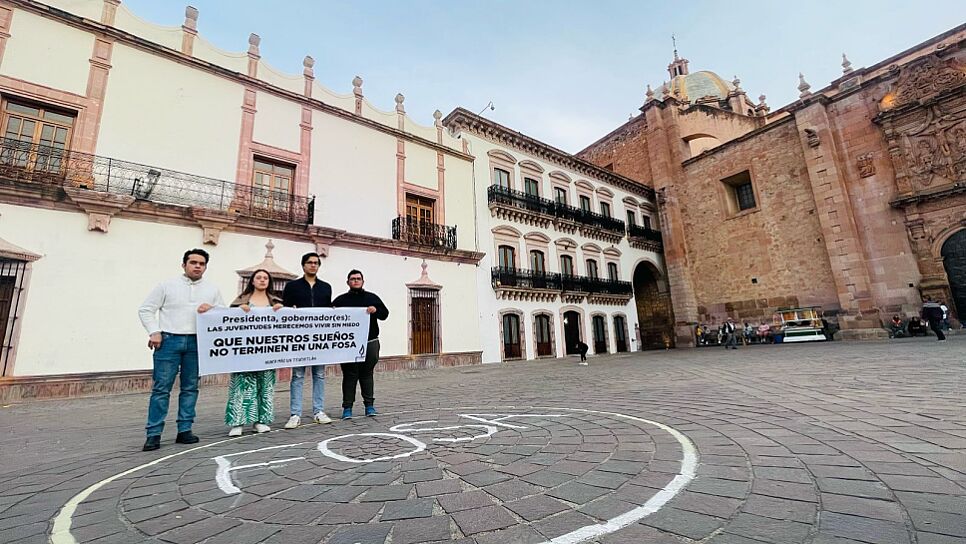 EXIGEN PAZ LAS JUVENTUDES DE ZACATECAS