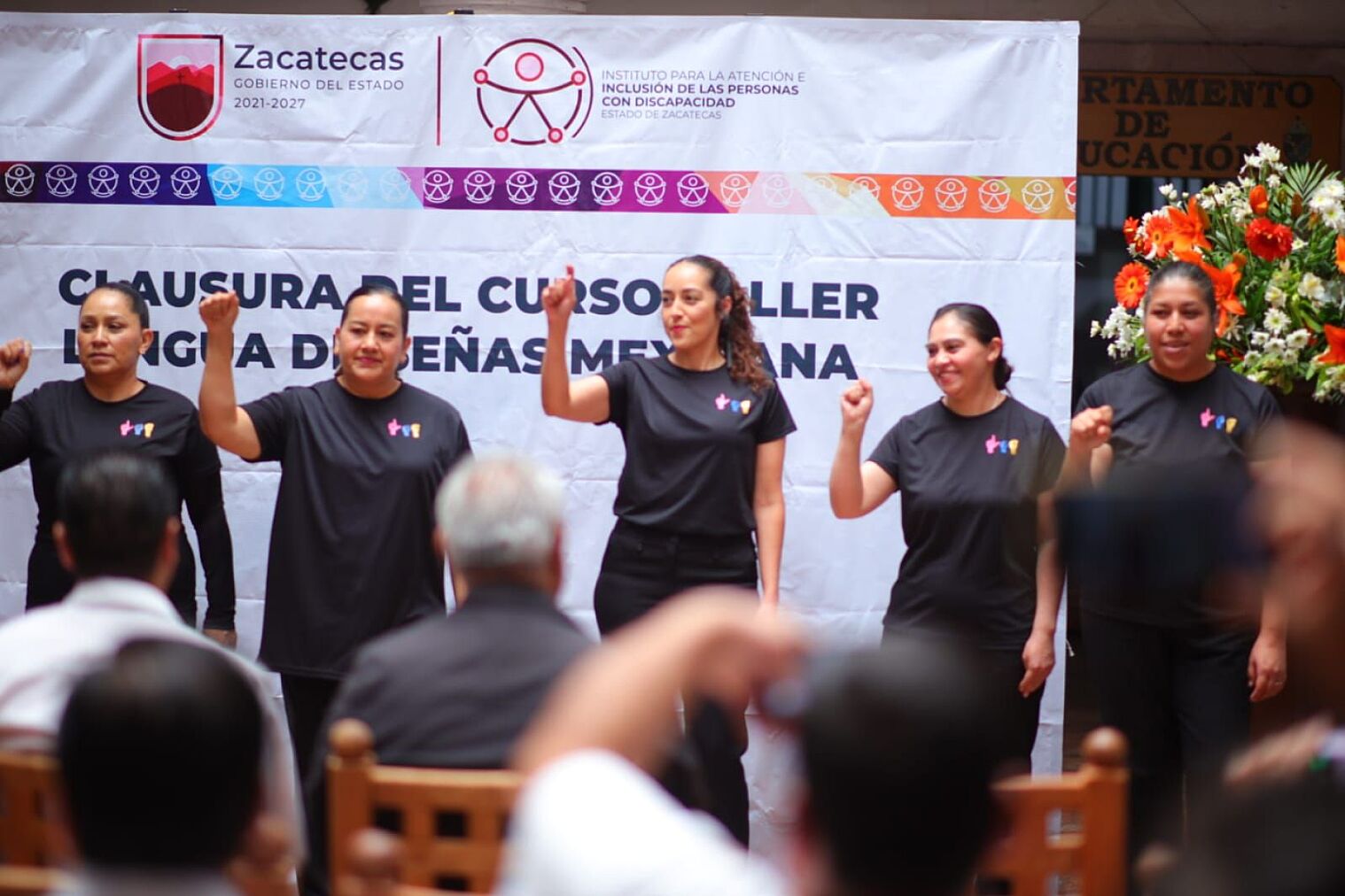 JEREZ COMPLETES FIRST ADVANCED SIGN LANGUAGE COURSE
