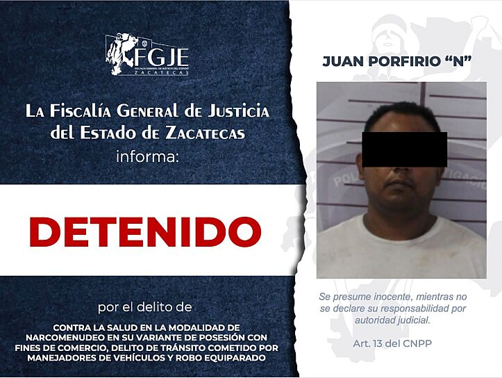 CUMPLIMENTAN FGJEZ Y MESA DE PAZ TRES ÓRDENES DE APREHENSIÓN