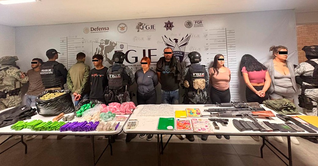 DESARTICULAN CÉLULA DELICTIVA Y ASEGURAN ARSENAL EN TEÚL DE GONZÁLEZ ORTEGA