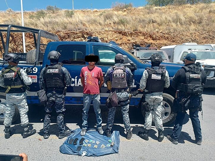 INTERCEPTA FRIZ A SUJETO ARMADO TRAS PERSECUCIÓN