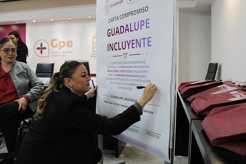 GUADALUPE, PIONERO EN INCLUSIÓN PARA PERSONAS CON DISCAPACIDAD AUDITIVA