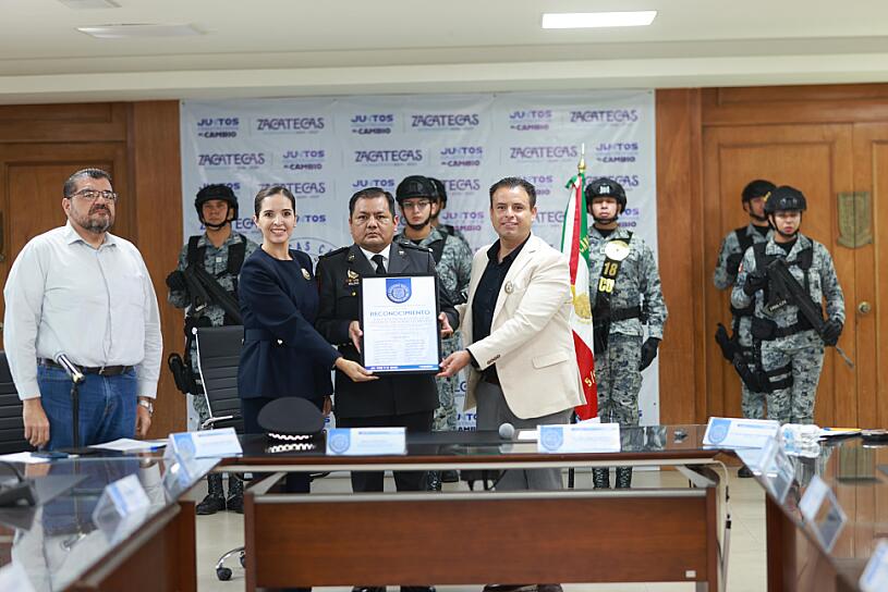 RECONOCE MIGUEL VARELA A LA GUARDIA NACIONAL EN SU SÉPTIMO ANIVERSARIO   
