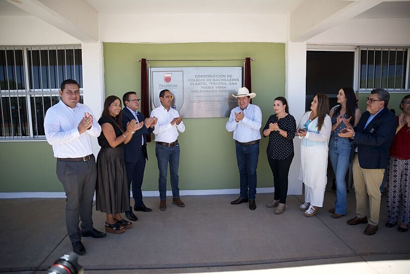 INAUGURAN NUEVO PLANTEL DEL COBAEZ EN LAS QUINTAS