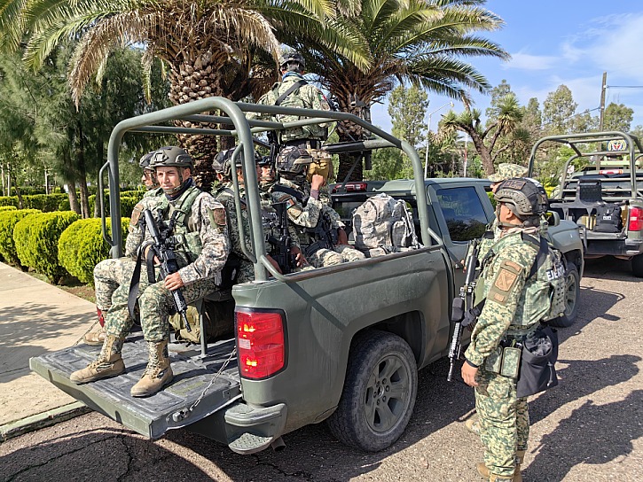 ARRIBAN A ZACATECAS 300 MILITARES MÁS PARA BRINDAR SEGURIDAD