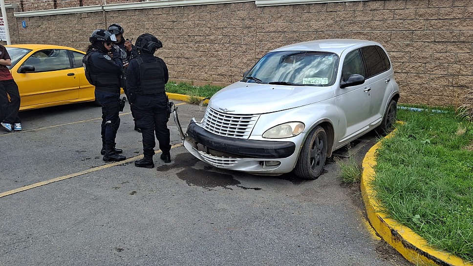 LOCALIZAN VEHÍCULO CON REPORTE DE ROBO EN GUADALUPE