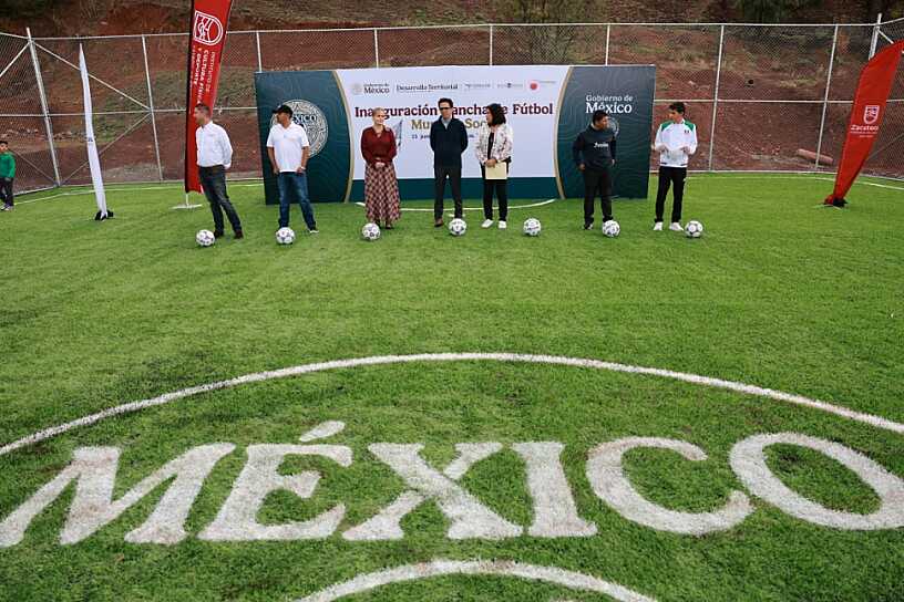 INAUGURAN GOBIERNOS NUEVAS CANCHAS DEPORTIVAS EN ZACATECAS Y GUADALUPE