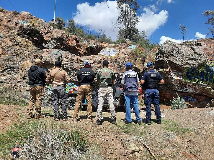 PROMUEVE COMISIÓN DE BÚSQUEDA DILIGENCIA FORENSE EN CERRO DE LA BUFA