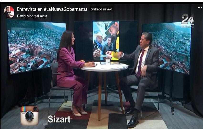 ANUNCIA DAVID MONREAL PLAN DE REFORESTACIÓN PARA CONCEPCIÓN DEL ORO Y MAZAPIL LUEGO DEL INCENDIO FORESTAL 