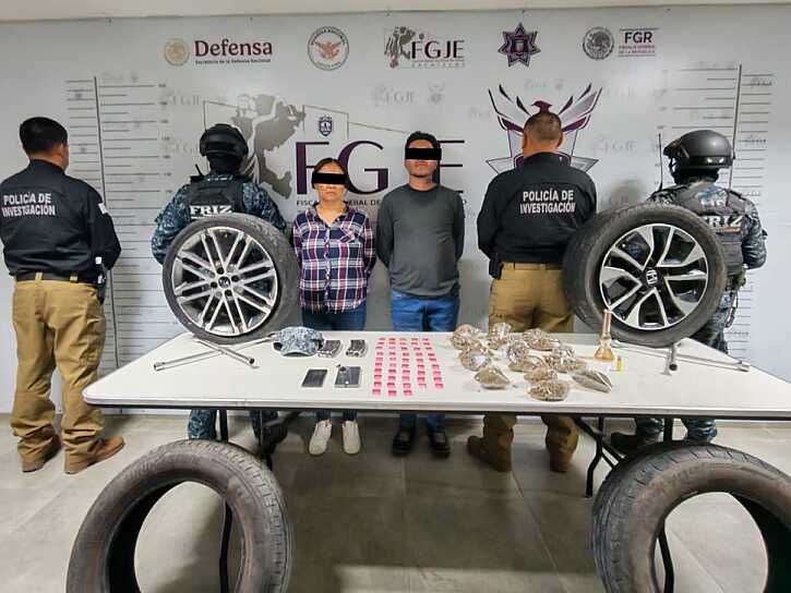 DETIENEN A DOS PERSONAS POR ROBO DE AUTOPARTES EN GUADALUPE