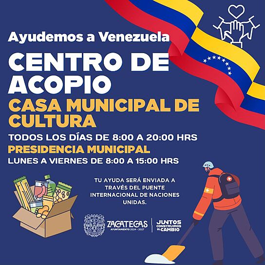 SE INTEGRA PROTECCIÓN CIVIL DE ZACATECAS A MISIÓN INTERNACIONAL EN VENEZUELA