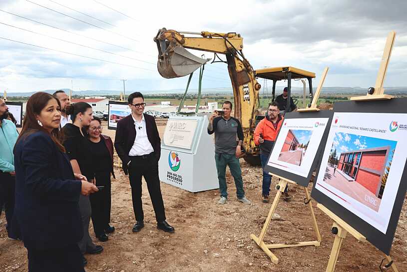 INICIA CONSTRUCCIÓN DE LA UNIVERSIDAD NACIONAL ROSARIO CASTELLANOS EN ZACATECAS