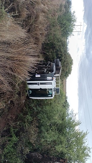ATIENDEN ACCIDENTE VIAL EN LA CARRETERA FEDERAL 49