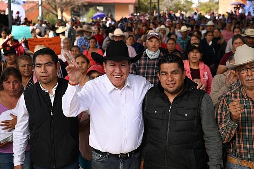 Anuncia gobernador inversión de 15 mdp para reconstrucción de carreteras de Villa Hidalgo