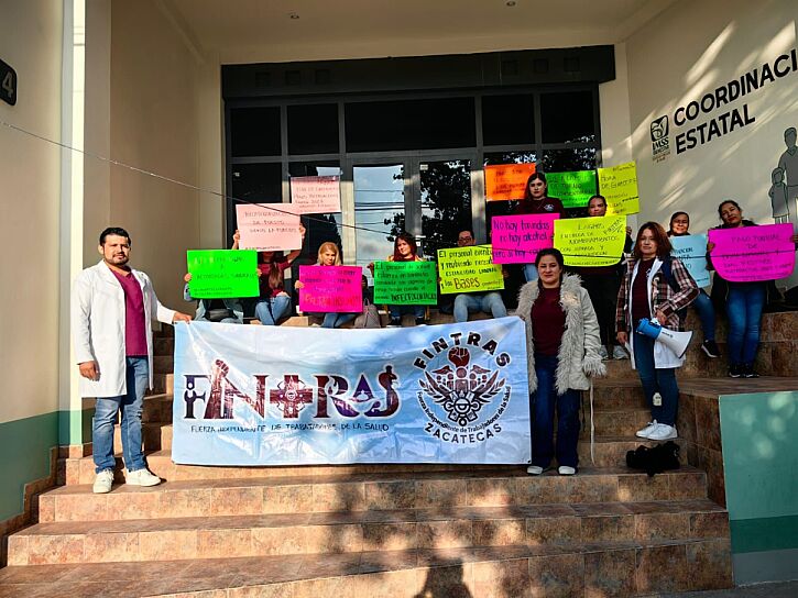 EXIGEN TRABAJADORES DEL IMSS BIENESTAR PAGO DE PRESTACIONES