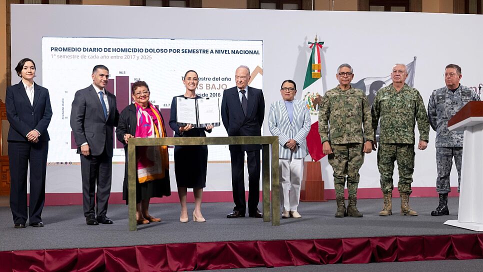 REPORTA GOBIERNO FEDERAL REDUCCIÓN HISTÓRICA DE HOMICIDIOS DOLOSOS