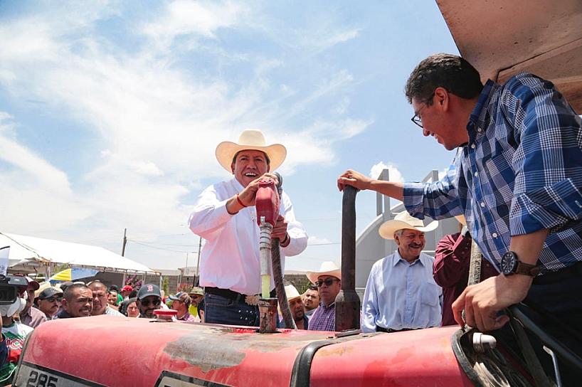  ANUNCIA GOBERNADOR SUBSIDIO DE 6 PESOS AL DIÉSEL  PARA CAMPESINOS FRESNILLENSES 