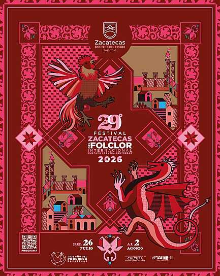 ANUNCIA DAVID MONREAL FESTIVAL ZACATECAS DEL FOLCLOR INTERNACIONAL 2026