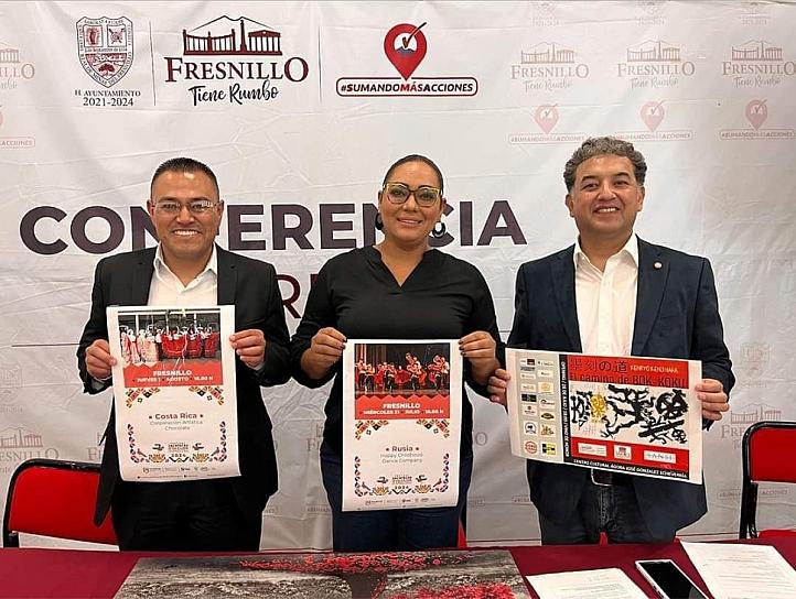 ANUNCIAN ACTIVIDADES CULTURALES PARA FRESNILLO
