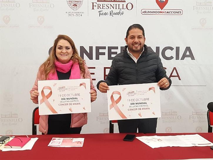 ANUNCIAN ACTIVIDADES DE PREVENCIÓN DEL CÁNCER DE MAMA EN COMUNIDADES DE FRESNILLO