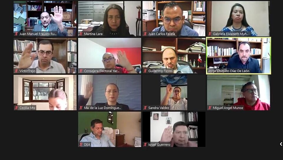 APRUEBA IEEZ DOCUMENTACIÓN Y MATERIAL PARA ELECCIÓN DEL PJ