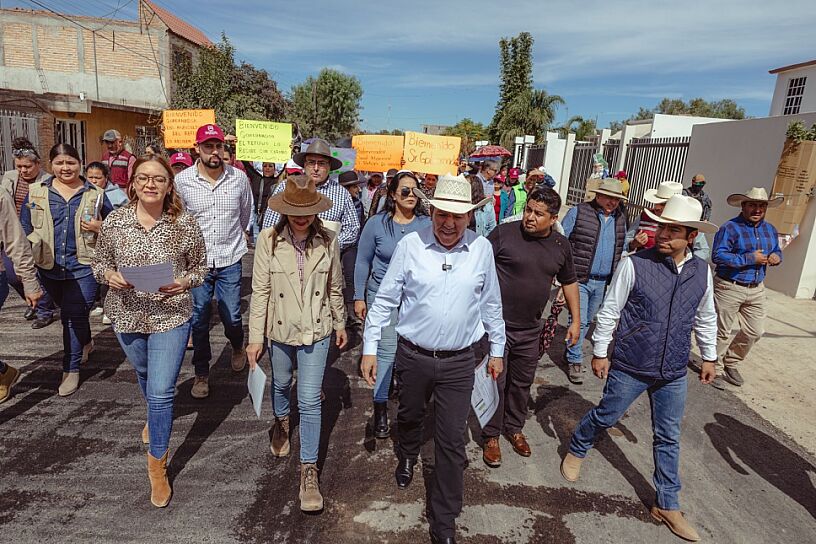 REHABILITAN CARRETERA EN VILLA HIDALGO CON INVERSIÓN DE 5.2 MDP 