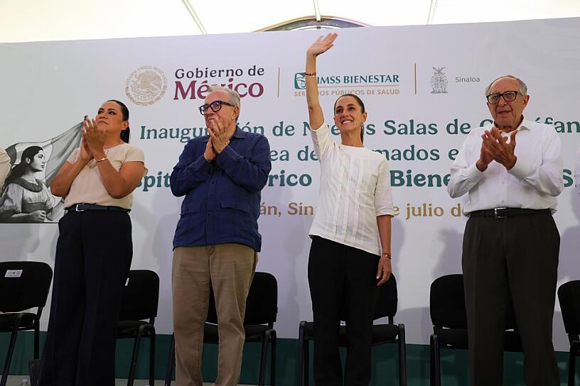 INAUGURA SHEINBAUM NUEVAS ÁREAS MÉDICAS EN CULIACÁN