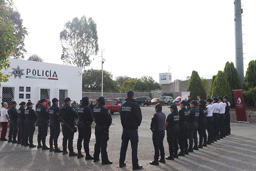 ANUNCIAN AUMENTO SALARIAL PARA ELEMENTOS DE LA POLICÍA MUNICIPAL DE JEREZ 