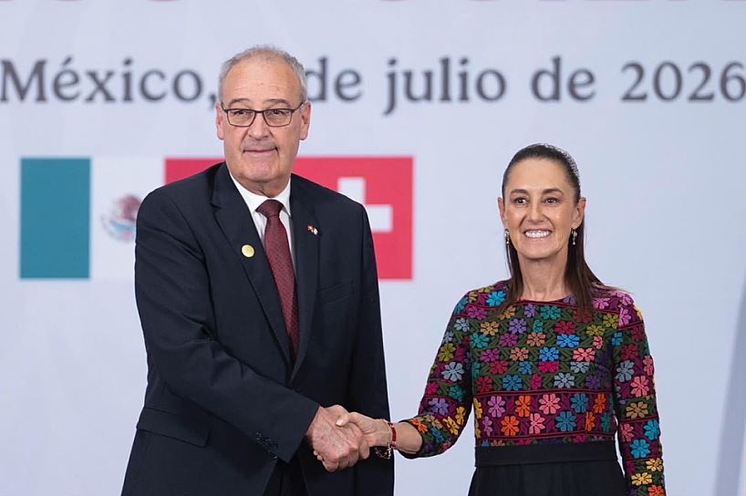 SHEINBAUM Y SUIZA ACUERDAN INICIAR DIÁLOGO PARA UN TRATADO COMERCIAL