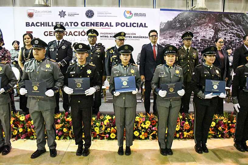 EGRESA QUINTA GENERACIÓN DEL BACHILLERATO GENERAL POLICIAL