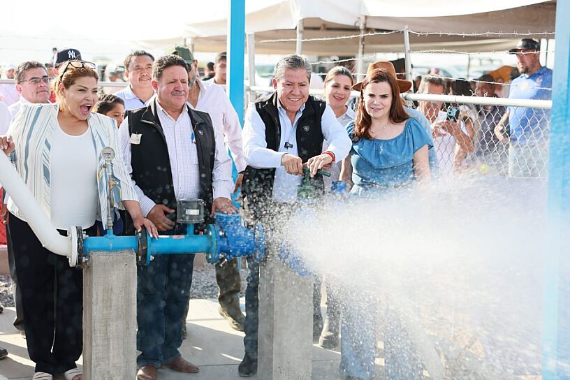 GARANTIZA GOBERNADOR AGUA POTABLE A VILLA GARCÍA
