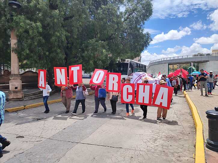 EXIGE ANTORCHA CAMPESINA AUDIENCIA CON DAVID MONREAL POR REZAGO SOCIAL