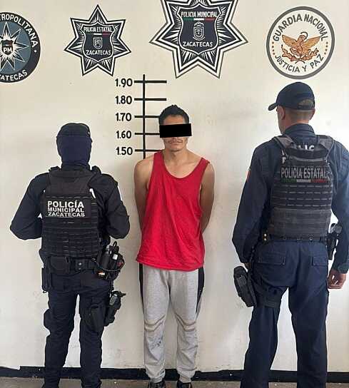 DETIENEN A JONATHAN EN GUADALUPE POR POSESIÓN DE DROGA