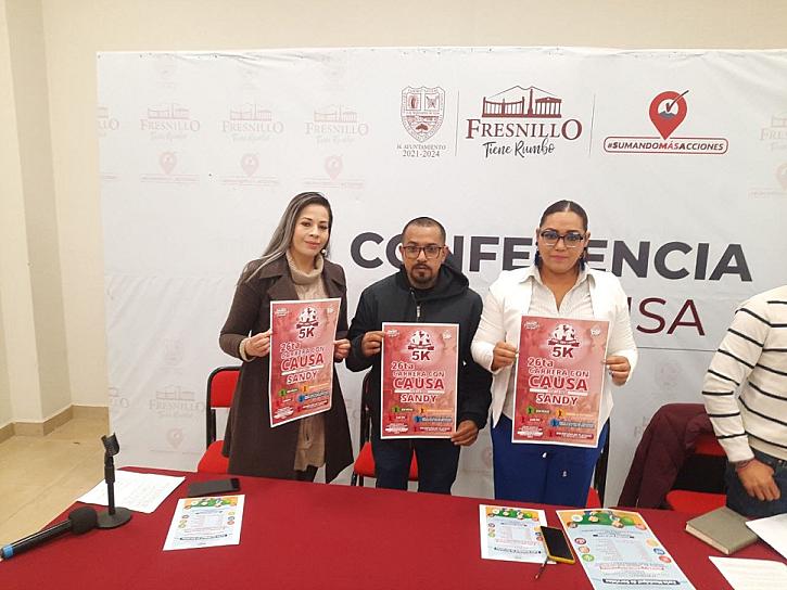 ANUNCIAN CARRERA EN BENEFICIO DE LA BEBÉ SANDY 