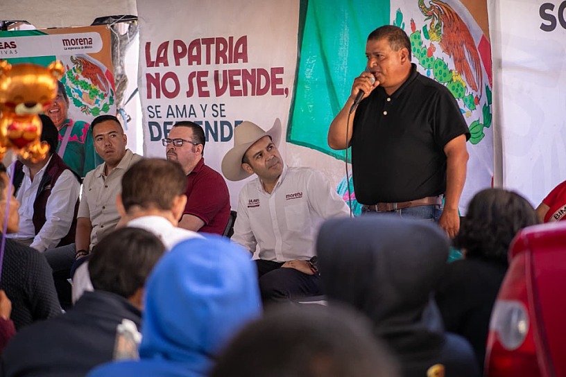 FORTALECE ULISES MEJÍA LA ESPERANZA EN PINOS