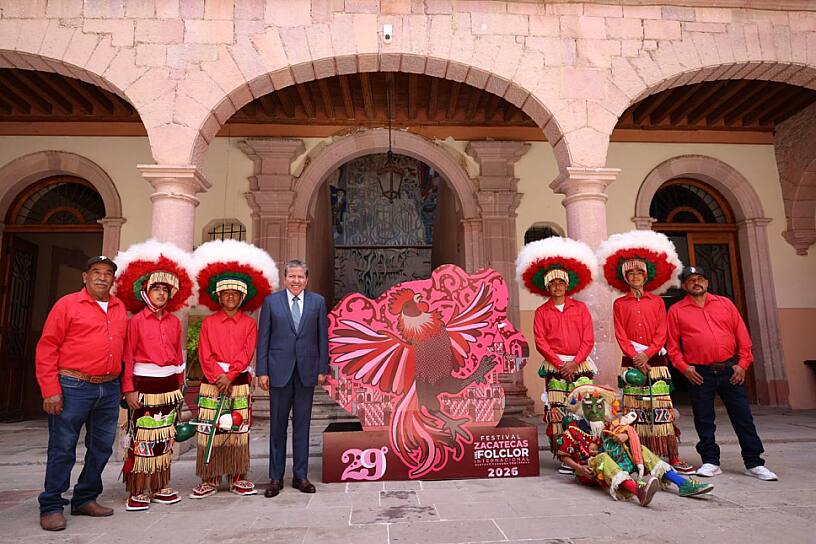 PRESENTAN EDICIÓN 29 DEL FESTIVAL ZACATECAS DEL FOLCLOR INTERNACIONAL