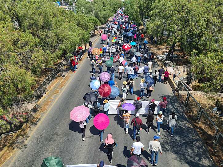 SE SUMA MAGISTERIO ZACATECANO A PROTESTA NACIONAL
