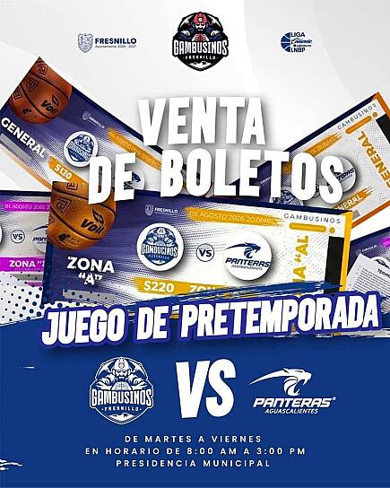 INVITA AYUNTAMIENTO DE FRESNILLO A ENTRENAMIENTO ABIERTO DE GAMBUSINOS