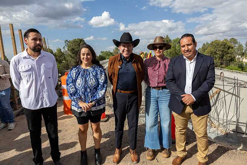 ANUNCIA DAVID MONREAL NUEVO PUENTE VEHICULAR PARA ACCESO A CALERA