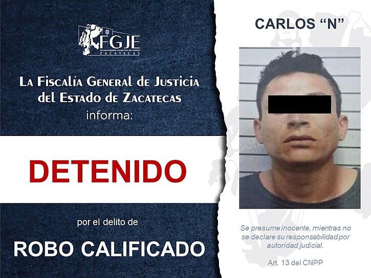 CUMPLEN TRES ÓRDENES DE APREHENSIÓN POR ROBO Y ABANDONO FAMILIAR