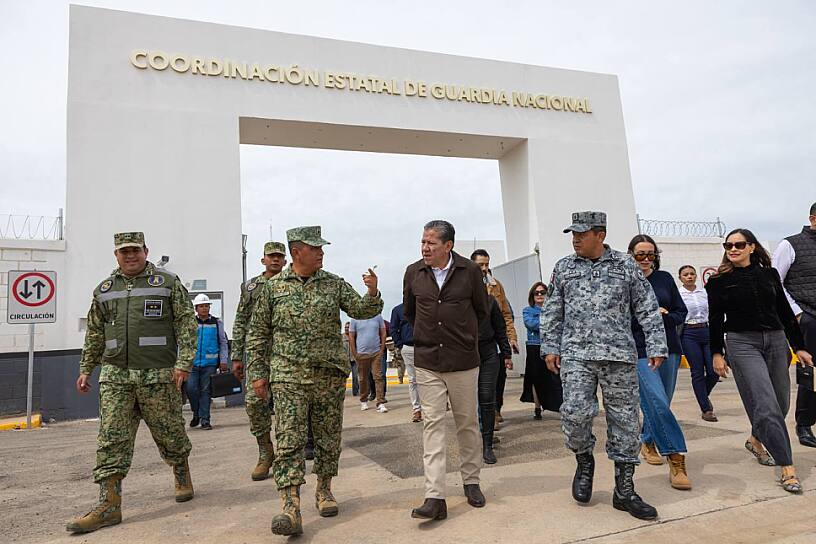 SUPERVISA DAVID MONREAL NUEVA SEDE ESTATAL DE LA GUARDIA NACIONAL