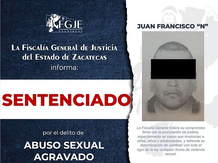 DAN 5 AÑOS DE PRISIÓN POR ABUSO SEXUAL A JUAN FRANCISCO