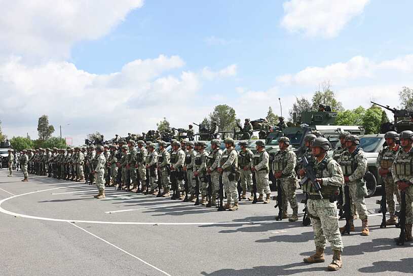REFUERZAN EJÉRCITO Y GUARDIA NACIONAL OPERATIVOS DE SEGURIDAD EN ZACATECAS