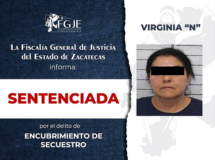 OBTIENE FGJEZ SENTENCIA CONDENATORIA POR ENCUBRIMIENTO DE SECUESTRO   