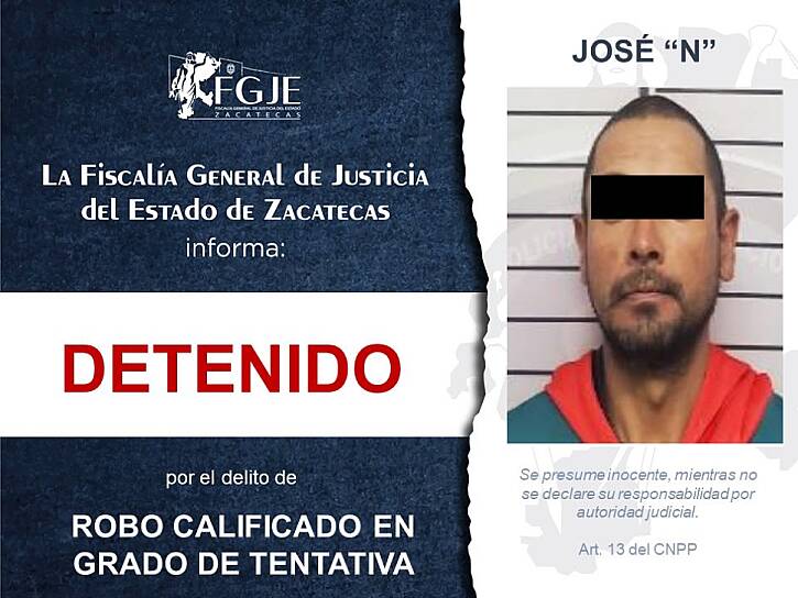 EJECUTA FGJEZ DOS ÓRDENES DE APREHENSIÓN POR ROBO Y OMISIÓN