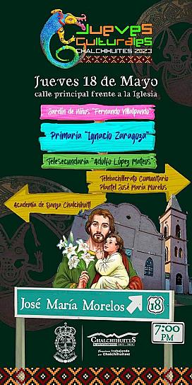 ANUNCIAN JUEVES CULTURALES EN CHALCHIHUITES