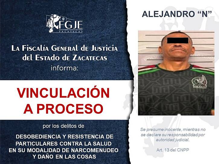 VINCULAN A PROCESO A ACUSADO POR VARIOS DELITOS