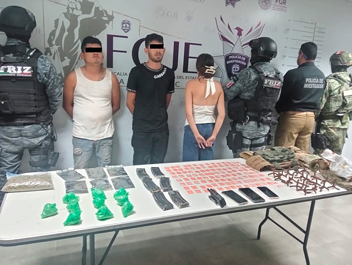 DETIENEN EN FRESNILLO A TRES SOSPECHOSOS POR HECHOS VIOLENTOS