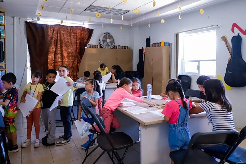 DISFRUTAN NIÑAS Y NIÑOS CURSO “MIS VACACIONES EN LA BIBLIOTECA” EN FRESNILLO